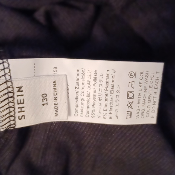 New Shein Girls 2 Piece High Neck Tee & Plaid Skirt Multiple Sizes - Picture 4 of 9